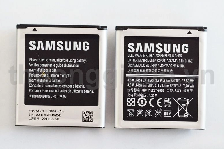 Pin Samsung Galaxy Win i8552, i8530 Galaxy Beam, E110s Original Battery EB585157LU